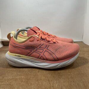 Asics Gel-Nimbus 25 Women's Size 9 Orange Running Athletic Training Shoes